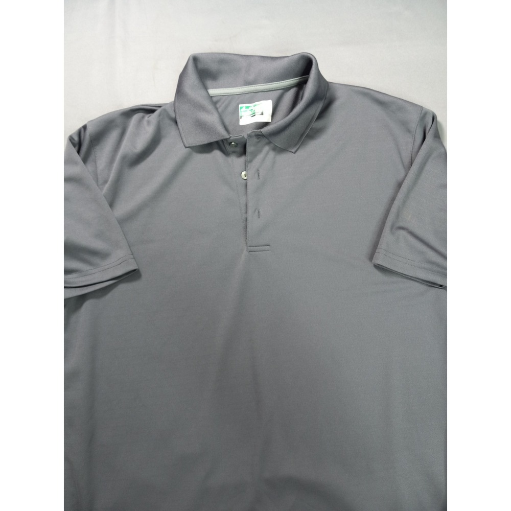Ben Hogan Performance PowerAir Polo Shirt Mens XL Gray Short Sleeve Golf Top